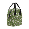 Cow on Grass Print Pattern Insulated Lunch Bag