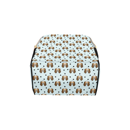 Cavalier King Charles Spaniels Pattern Print Design 02 Diaper Bag Backpack