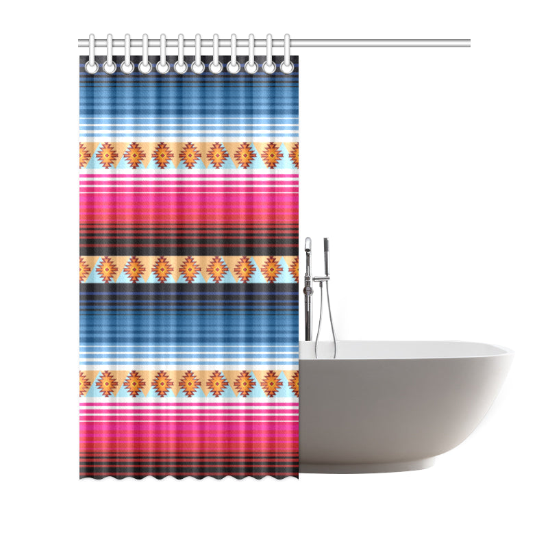 Mexican Pattern Print Design 03 Shower Curtain