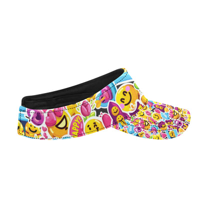 Emoji Sticker Print Pattern Unisex Sun Visor