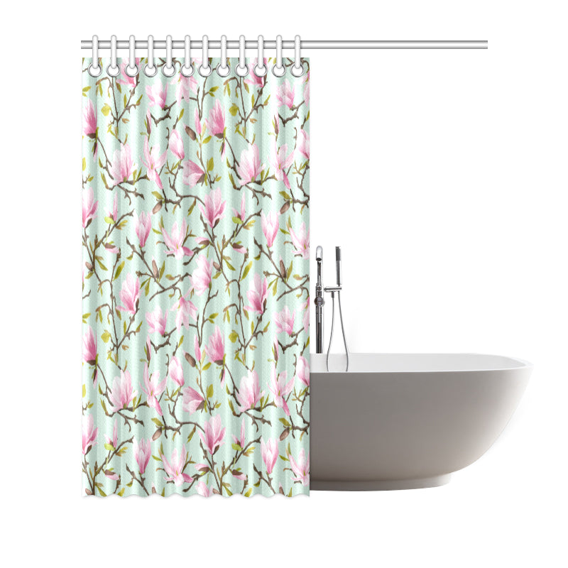 Magnolia Pattern Print Design MAG04 Shower Curtain