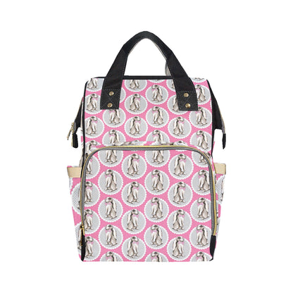 Rabbit Pattern Print Design RB019 Diaper Bag Backpack