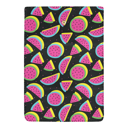 Watermelon Pattern Print Design WM07 Women's Trifold Wallet