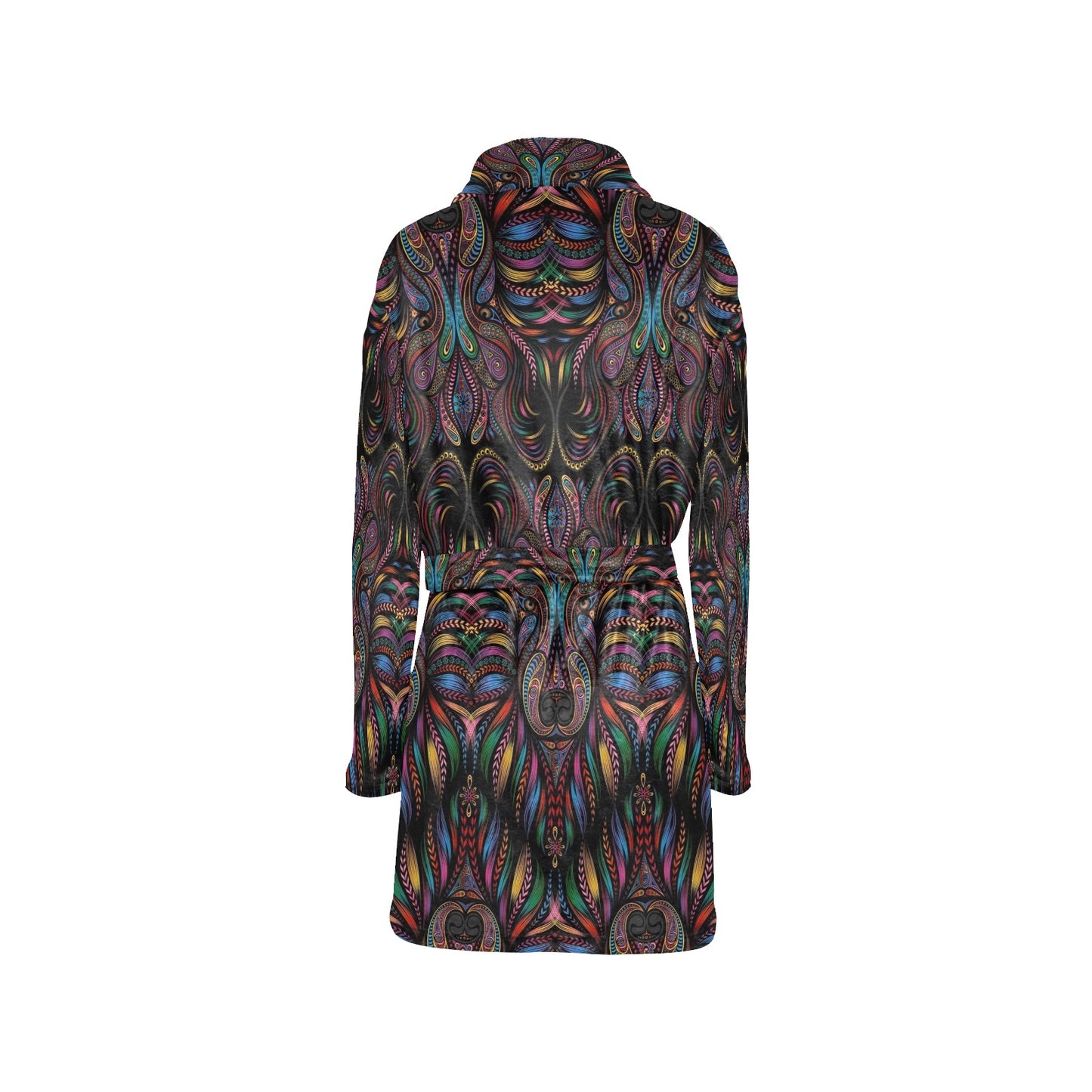 Colorful Art Wolf Women's Fleece Robe