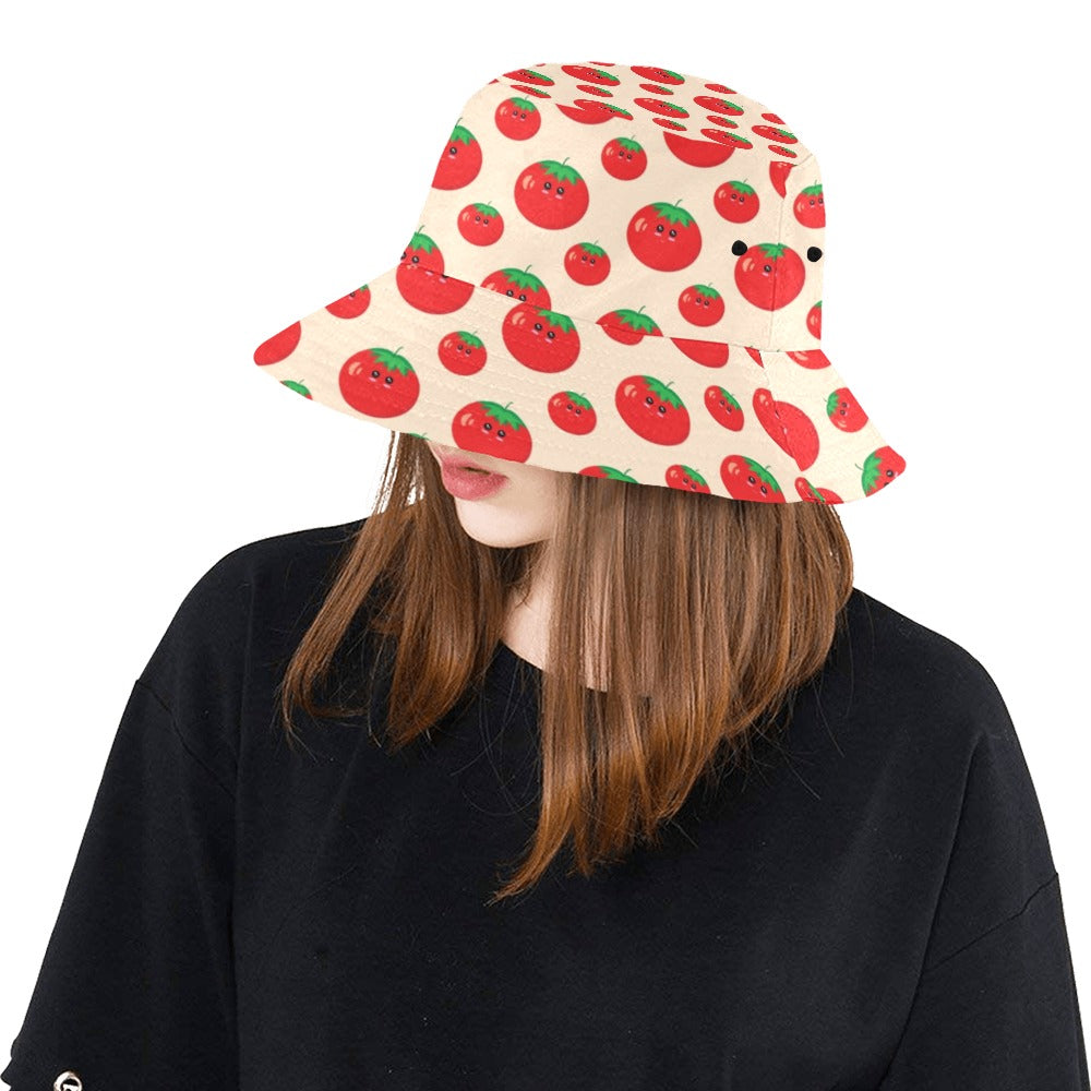 Tomato Print Design LKS308 Unisex Bucket Hat