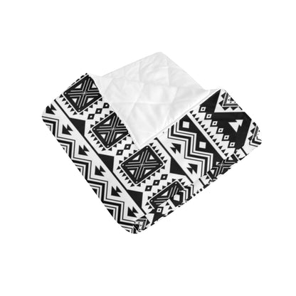Aztec Pattern Print Design 08 Premium Quilt