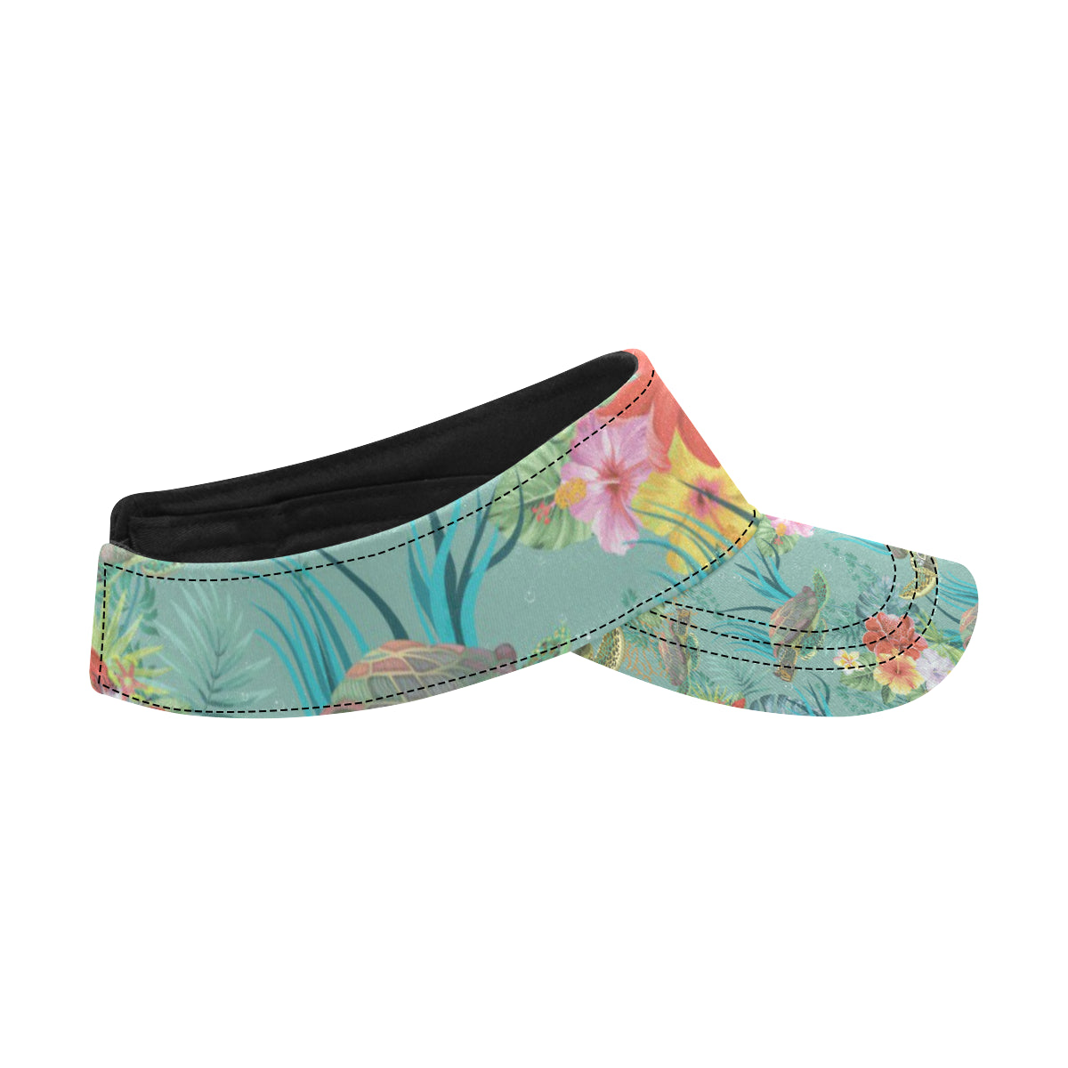 Sea Turtle Pattern Print Design T012 Unisex Sun Visor