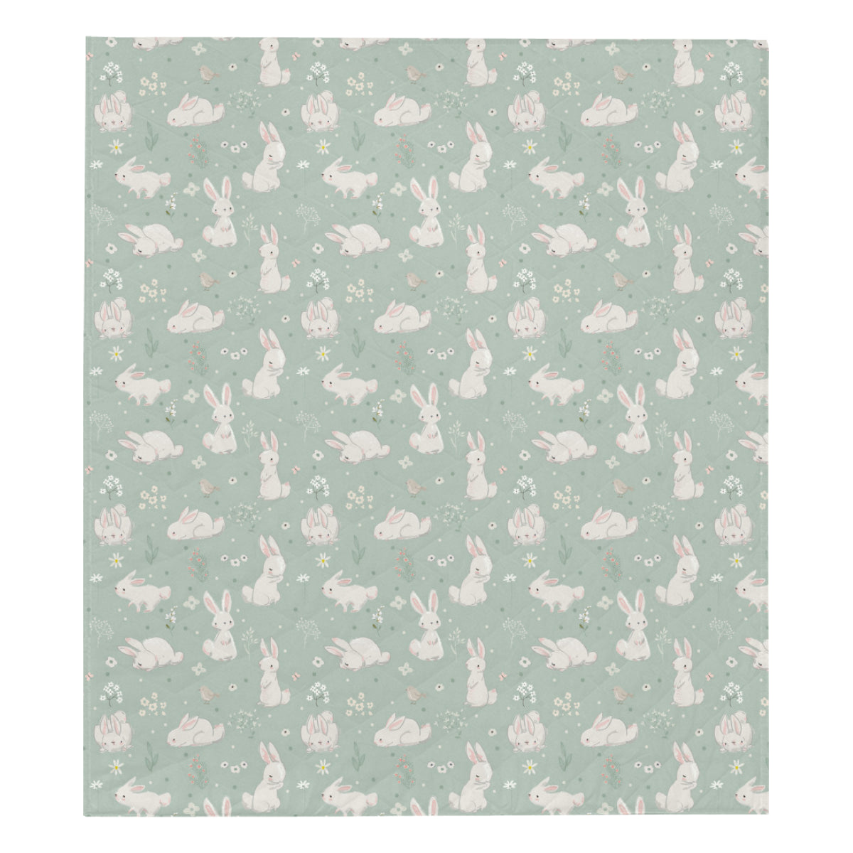 Bunny Pattern Print Design 03 Premium Quilt
