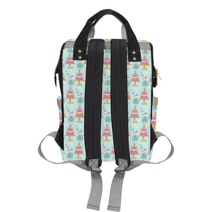 Cake Pattern Print Design 06 Diaper Bag Backpack