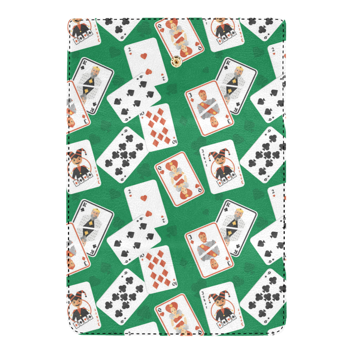 Poker Cards Pattern Print Design A03 Women's Trifold Wallet