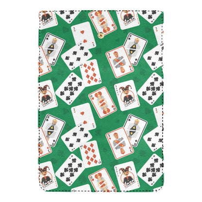 Poker Cards Pattern Print Design A03 Women's Trifold Wallet