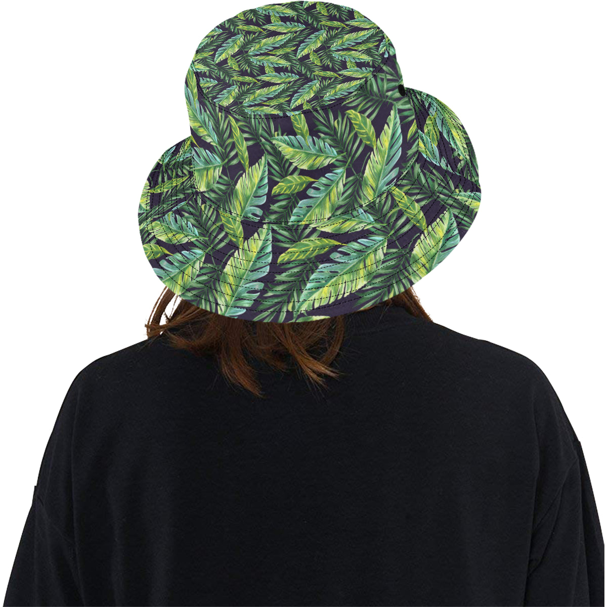 Tropical Flower Pattern Print Design TF06 Unisex Bucket Hat