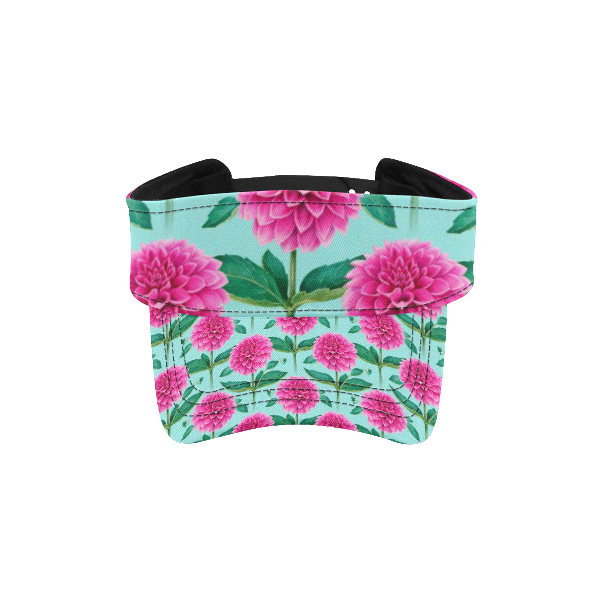 Dahlia Pattern Print Design DH08 Unisex Sun Visor