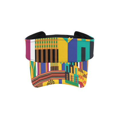 Kente Pattern Print Design 03 Unisex Sun Visor