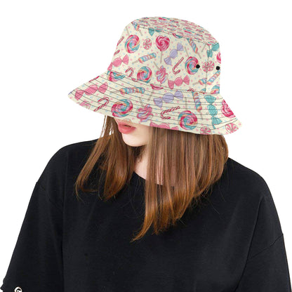 Candy Pattern Print Design CA04 Unisex Bucket Hat