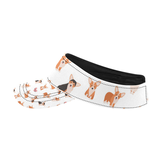 Cardigan Welsh Corgis Pattern Print Design 02 Unisex Sun Visor