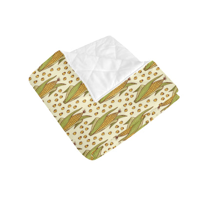 Corn Pattern Print Design 01 Premium Quilt