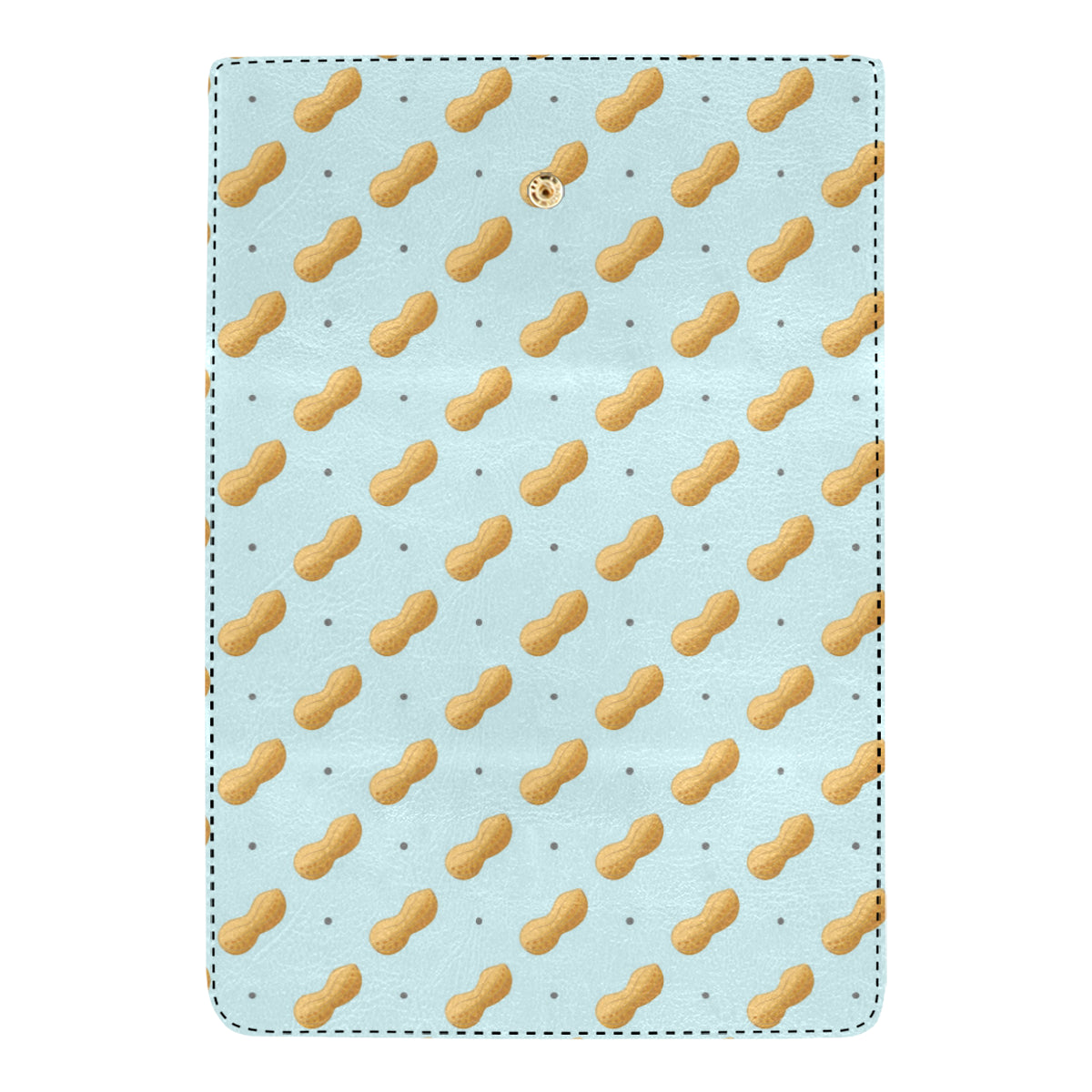 Peanut Pattern Print Design A03 Women's Trifold Wallet