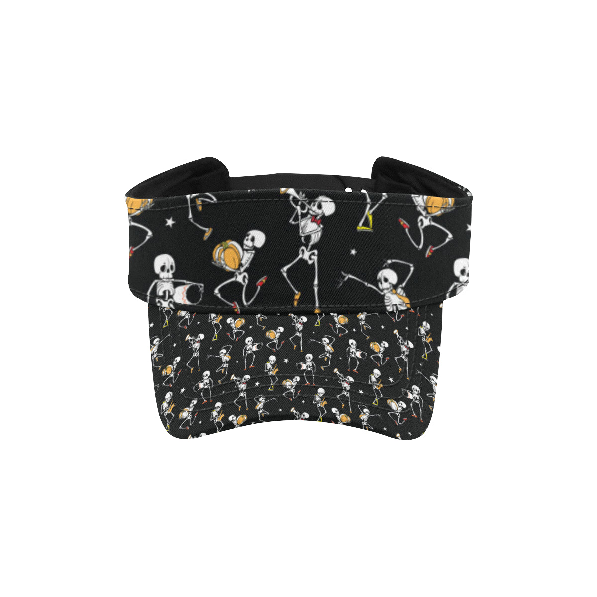 Skeleton Dance Print Unisex Sun Visor