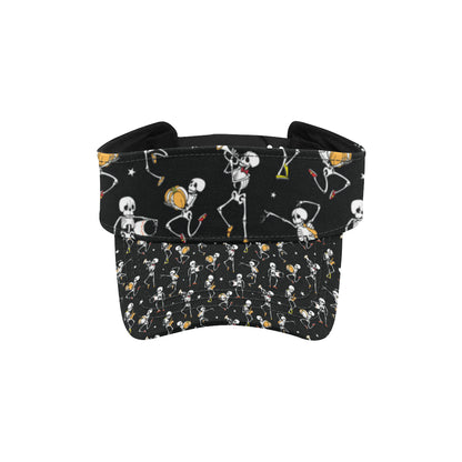 Skeleton Dance Print Unisex Sun Visor