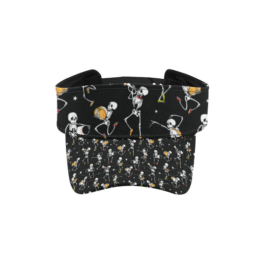Skeleton Dance Print Unisex Sun Visor