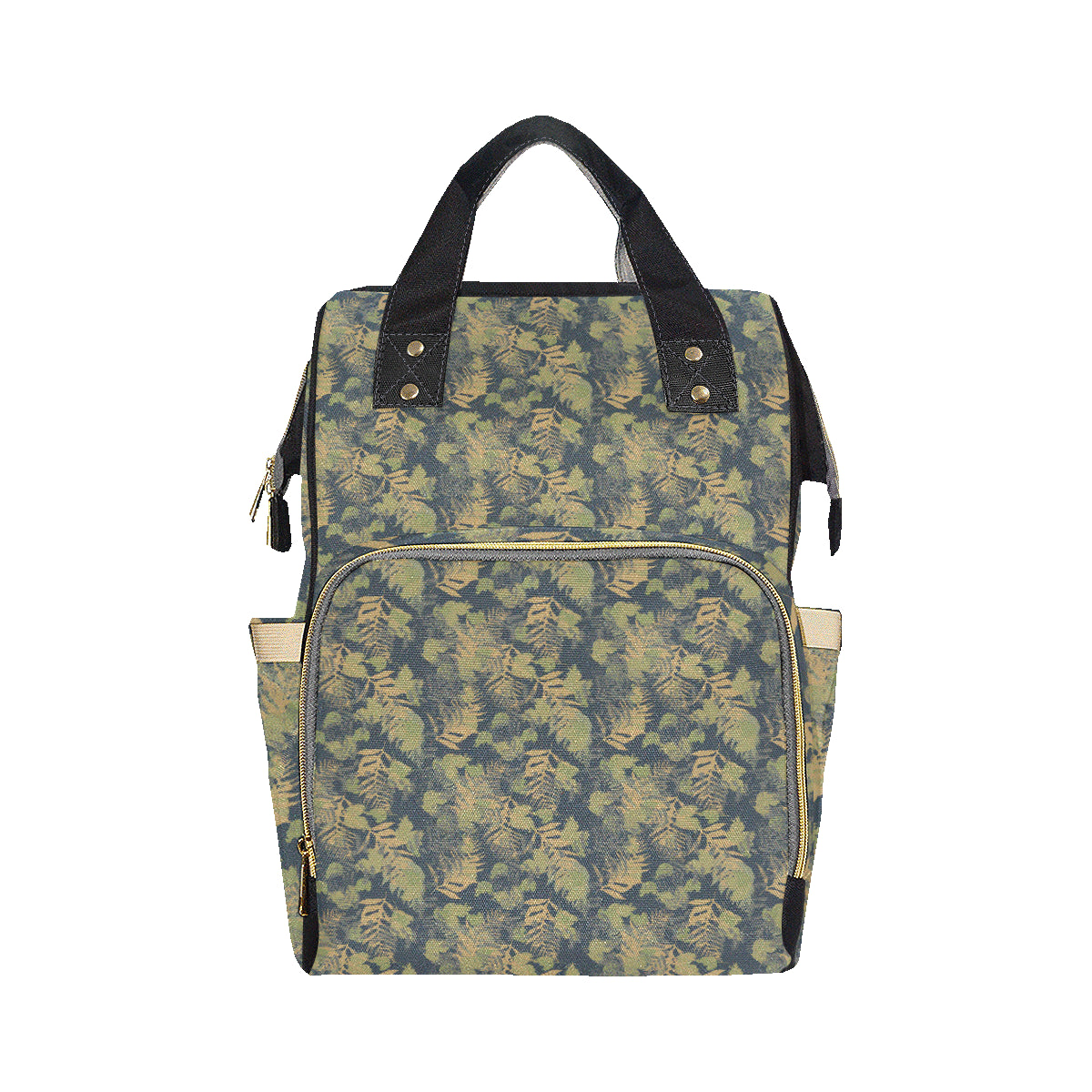 Camouflage Tropical Pattern Print Design 04 Diaper Bag Backpack