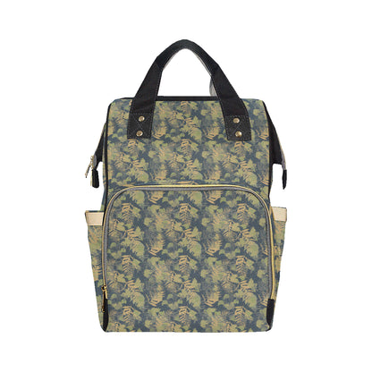 Camouflage Tropical Pattern Print Design 04 Diaper Bag Backpack