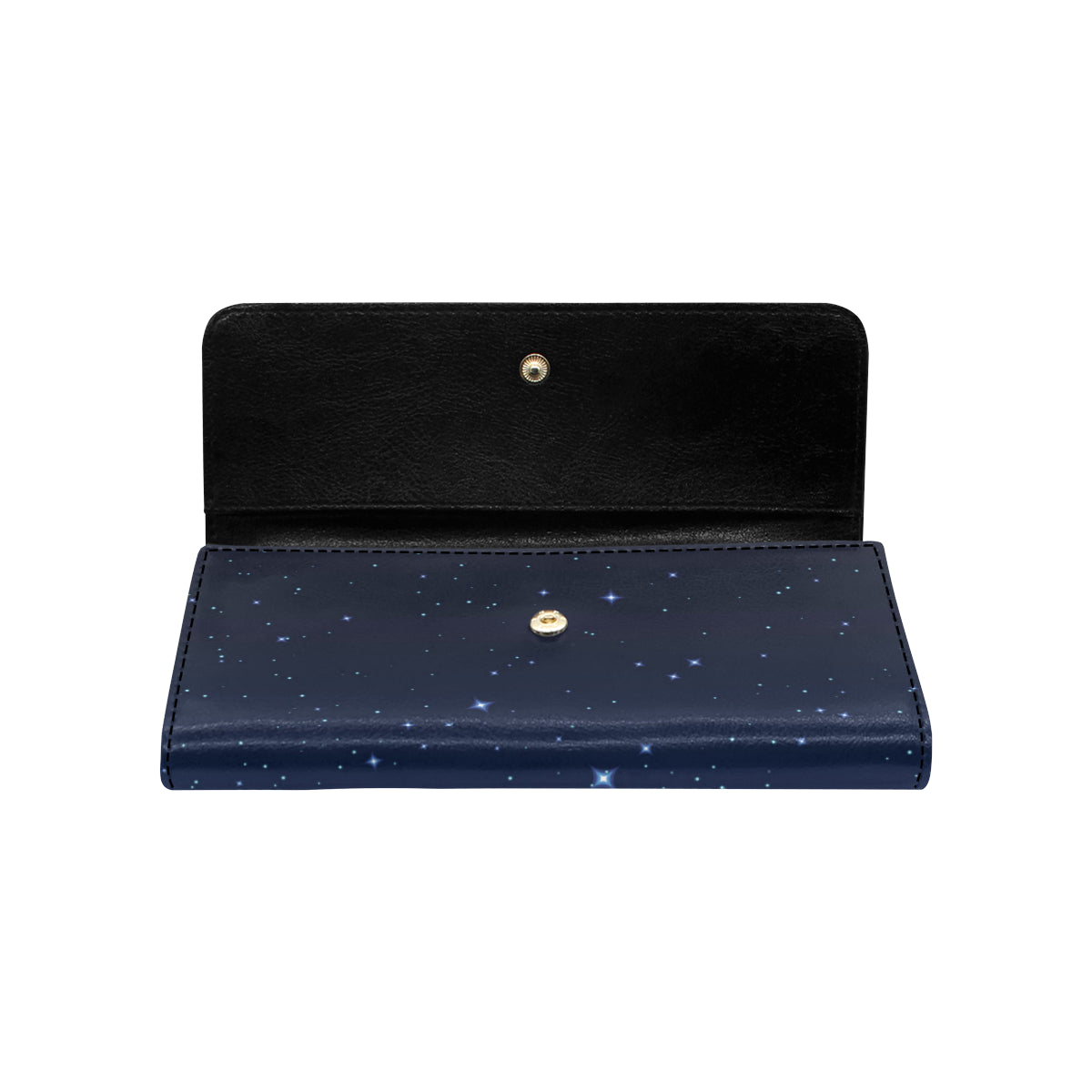 Night sky Pattern Print Design A01 Women's Trifold Wallet