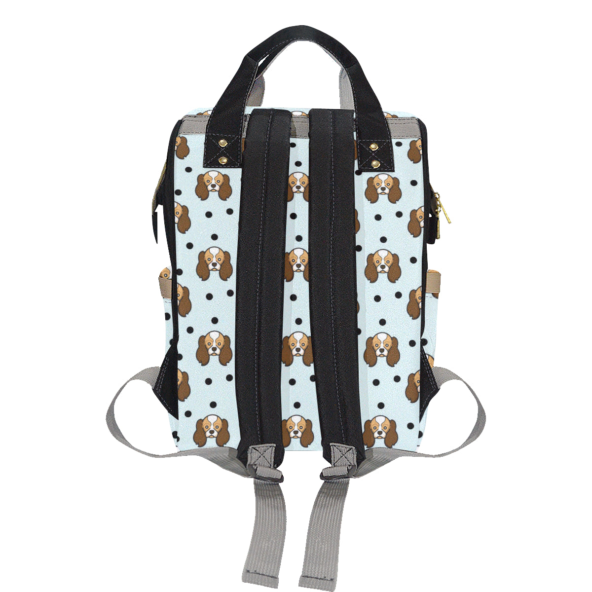 Cavalier King Charles Spaniels Pattern Print Design 02 Diaper Bag Backpack