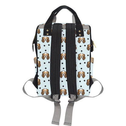 Cavalier King Charles Spaniels Pattern Print Design 02 Diaper Bag Backpack