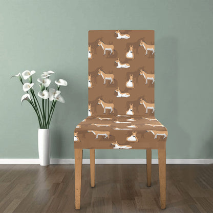 Donkey Print Design LKS401 Dining Chair Slipcover