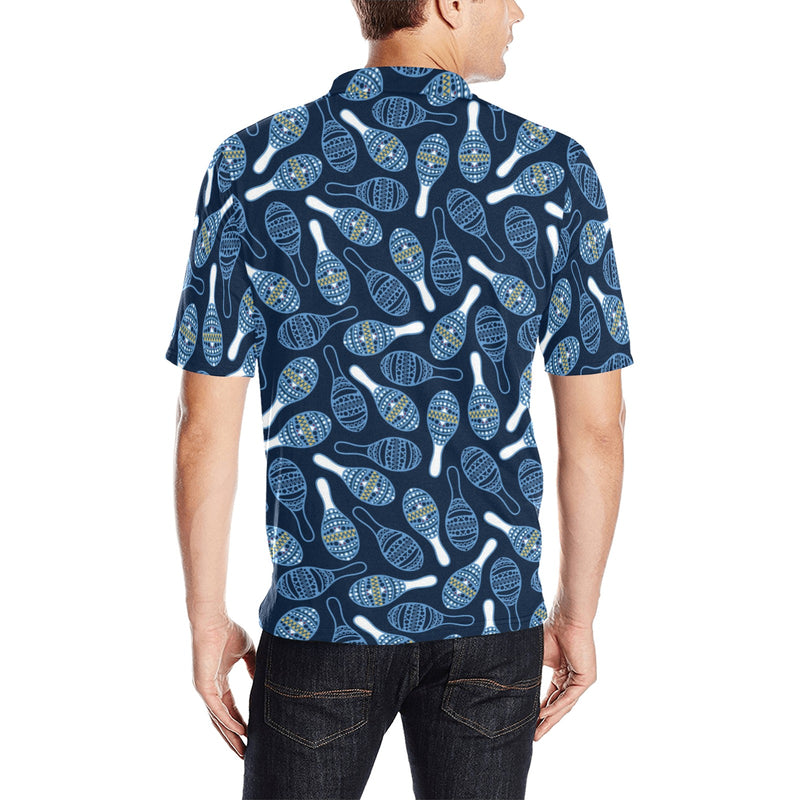 Maracas Print Design LKS401 Men Polo Shirt