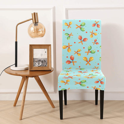 Maracas Print Design LKS402 Dining Chair Slipcover