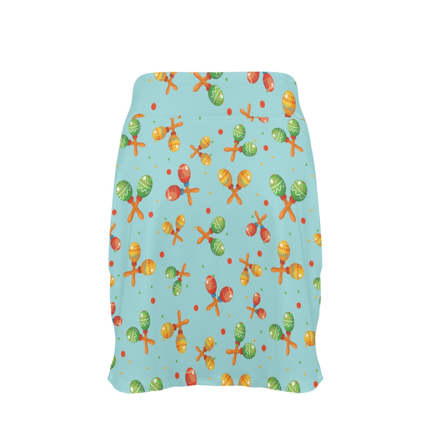 Maracas Print Design LKS402 17" Golf & Pickleball Skort with Pockets