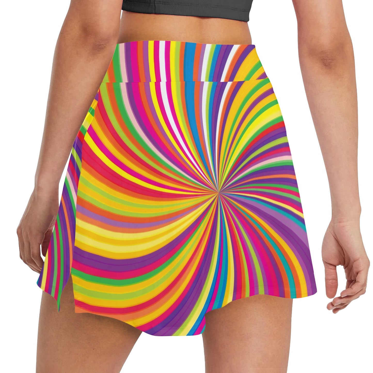 Vortex Print Design LKS301 17" Golf & Pickleball Skort with Pockets