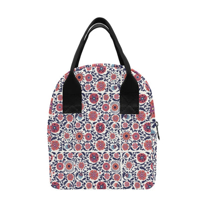 Suzani Print Design LKS304 Insulated Lunch Bag