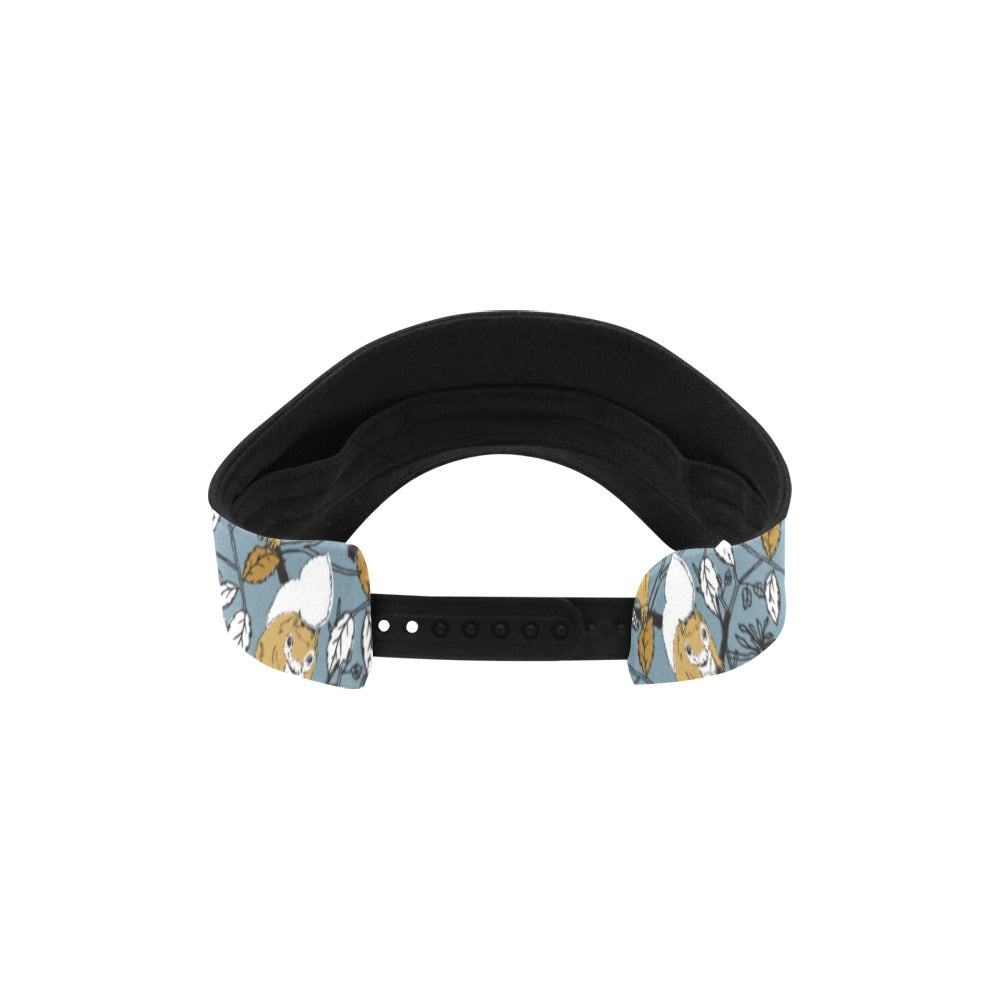 Squirrel Print Design LKS305 Unisex Sun Visor