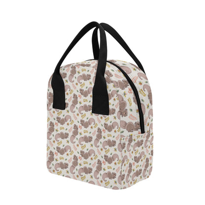Squirrel Print Design LKS307 Insulated Lunch Bag