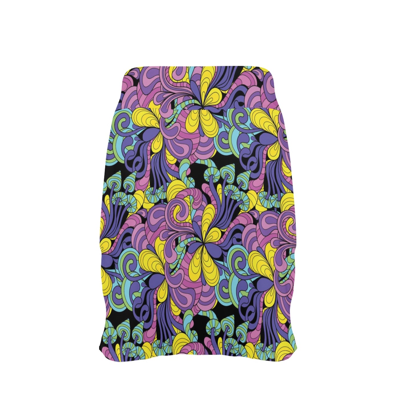 Trippy Print Design LKS305 17" Golf & Pickleball Skort with Pockets