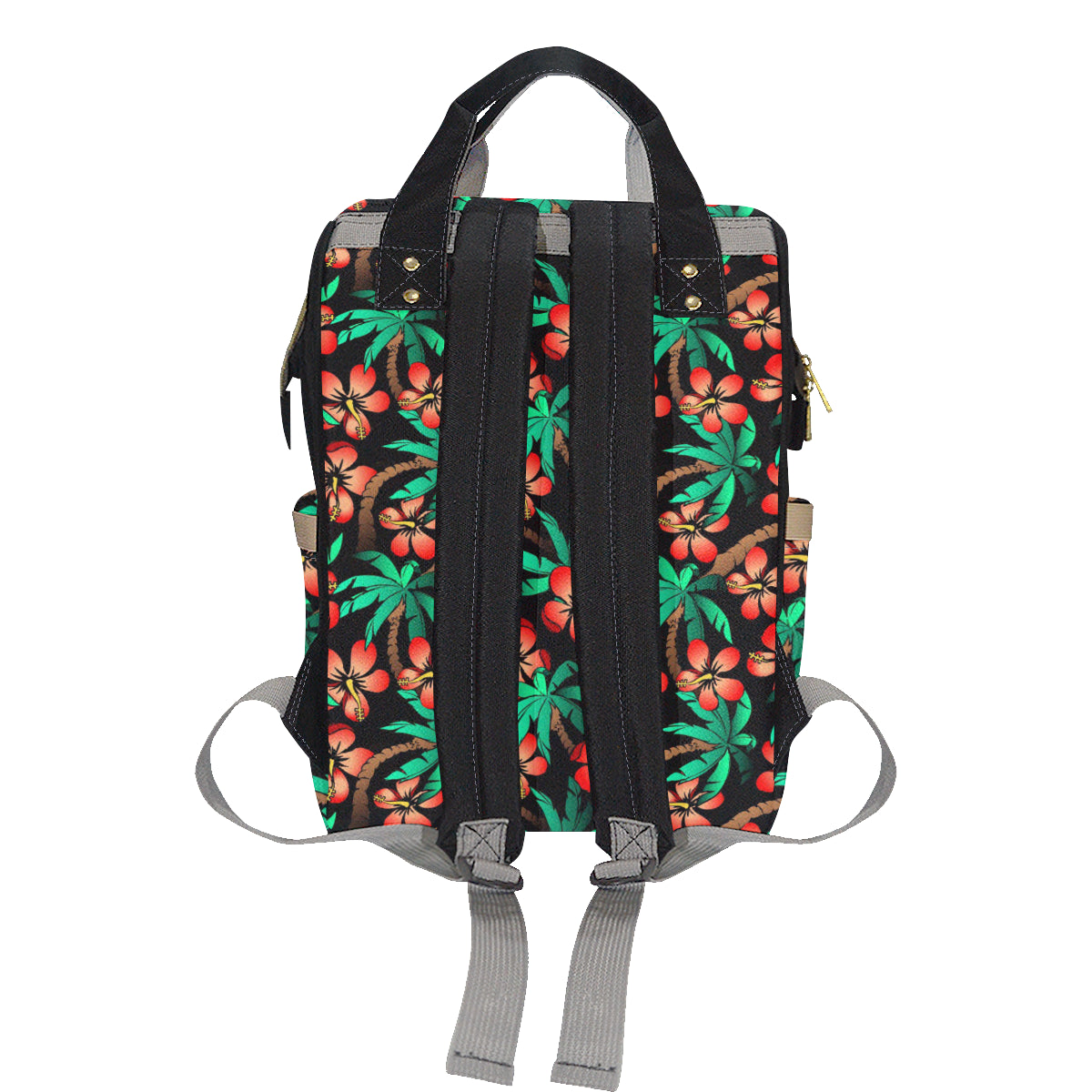 Hawaiian Themed Pattern Print Design H022 Diaper Bag Backpack