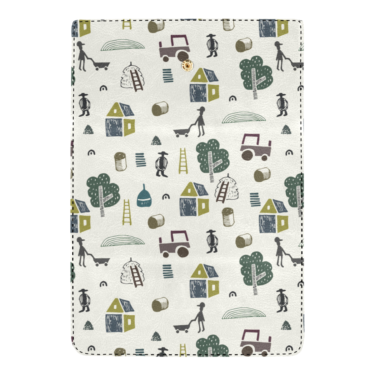 Agricultural Farm Print Design 01 Women's Trifold Wallet