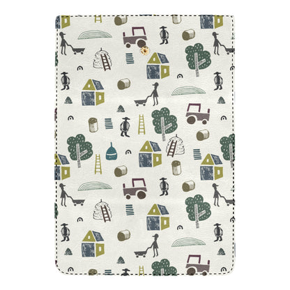 Agricultural Farm Print Design 01 Women's Trifold Wallet