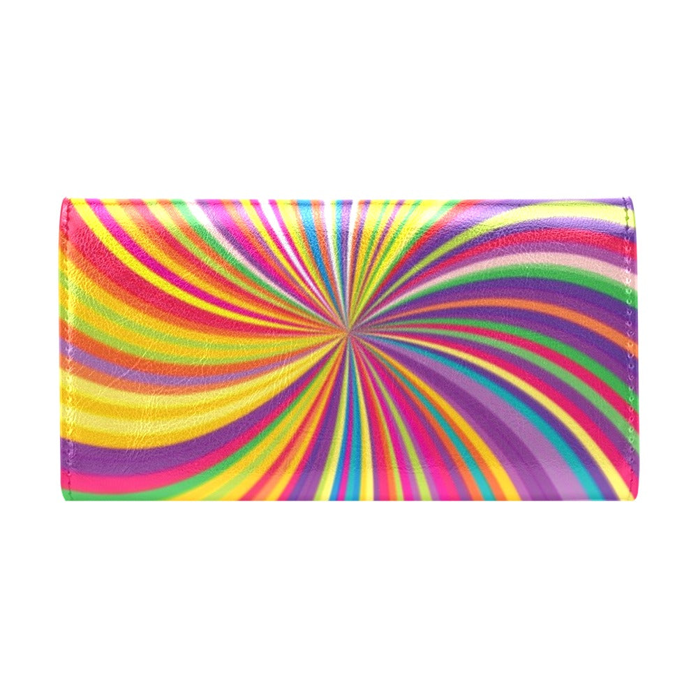 Vortex Print Design LKS301 Women's Trifold Wallet