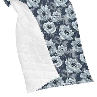 Anemone Pattern Print Design AM09 Premium Quilt