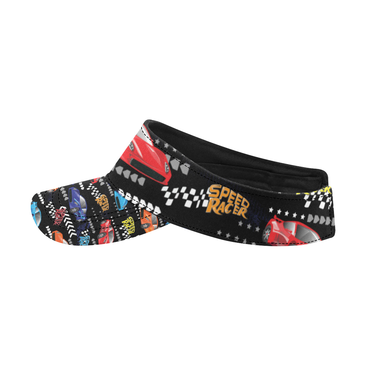 Racing Pattern Print Design A05 Unisex Sun Visor