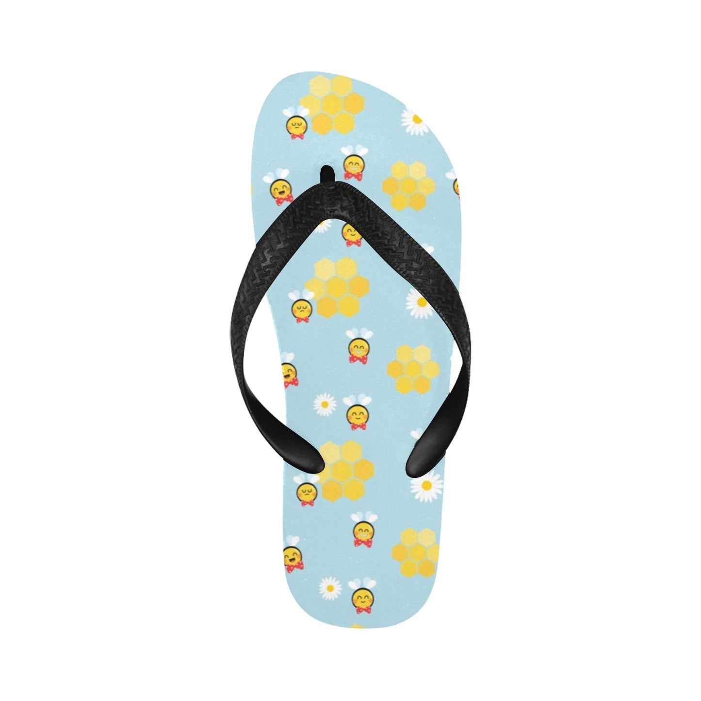Bee Cute Print Design LKS304 Flip Flops