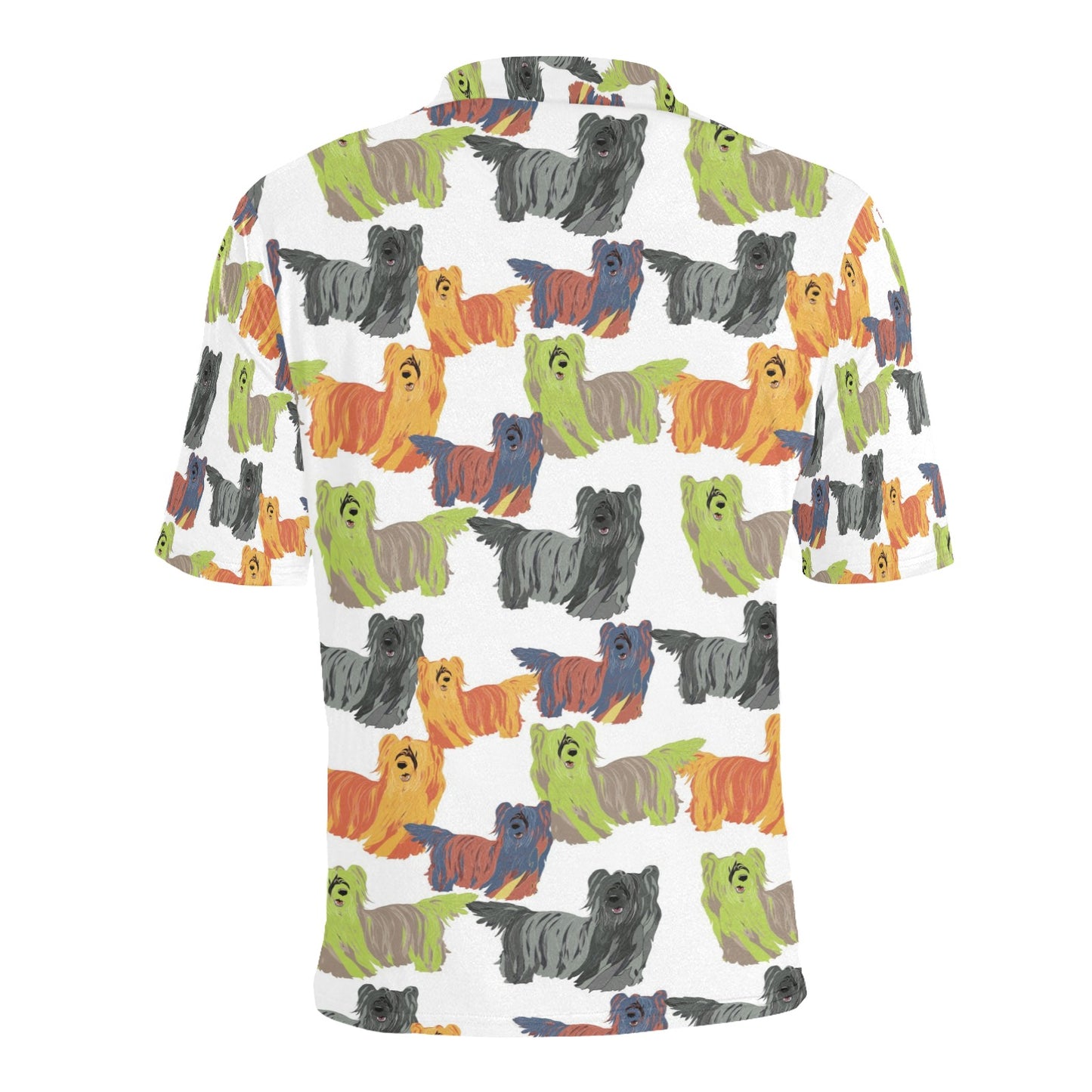 Skye Terriers Print Design LKS301 Men Polo Shirt