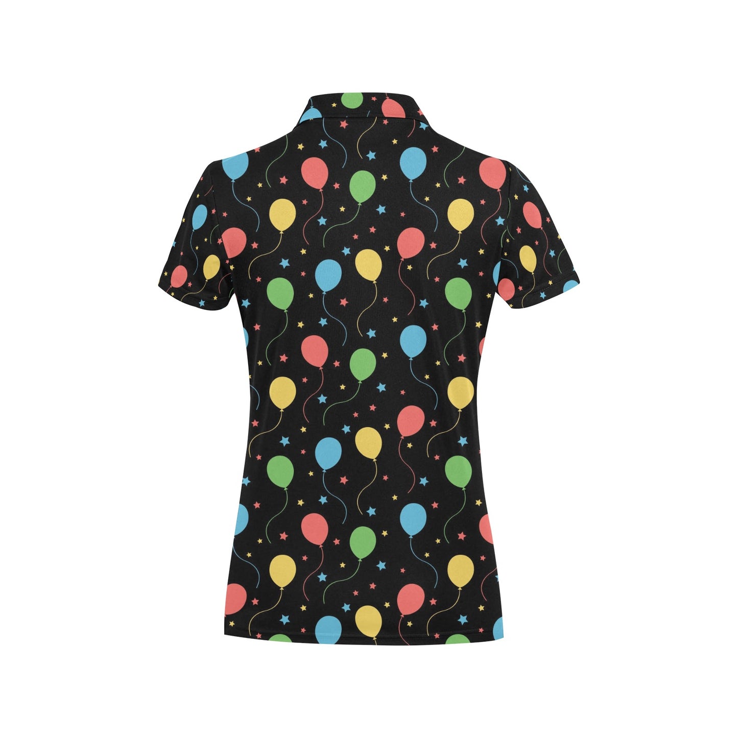 Ballon Colorful Pattern Print Design 04 Women's Polo Shirt