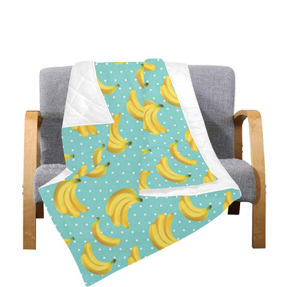 Banana Pattern Print Design BA02 Premium Quilt