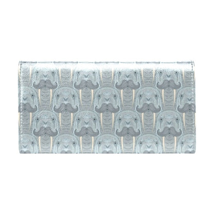 Walrus Print Design LKS402 Women's Trifold Wallet